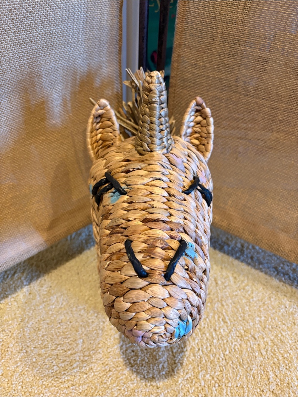 World Market Rattan Unicorn